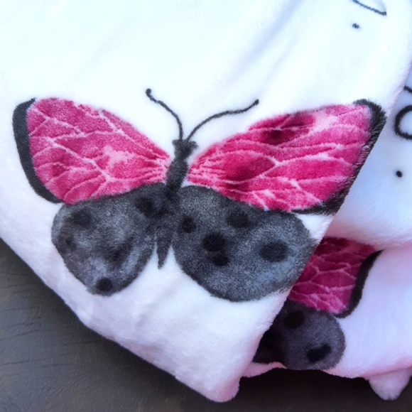 Rae Dunn "Bliss" Soft Plush Throw NWT - Picture 6 of 6